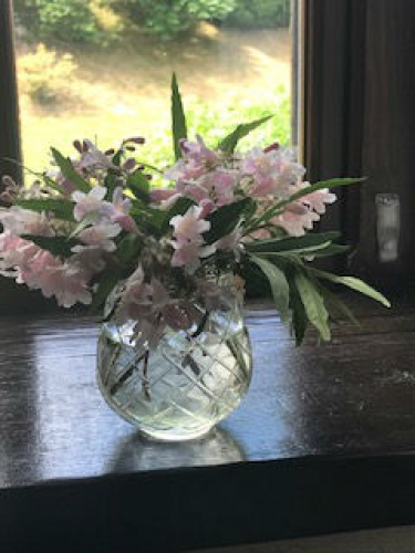 Photo Gallery Image - Fresh flowers in Rosemary Cottage Double Bedroom for our Guests